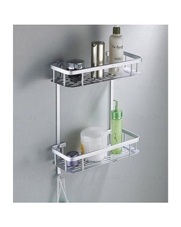 2 Tier Aluminium Bathroom Rack