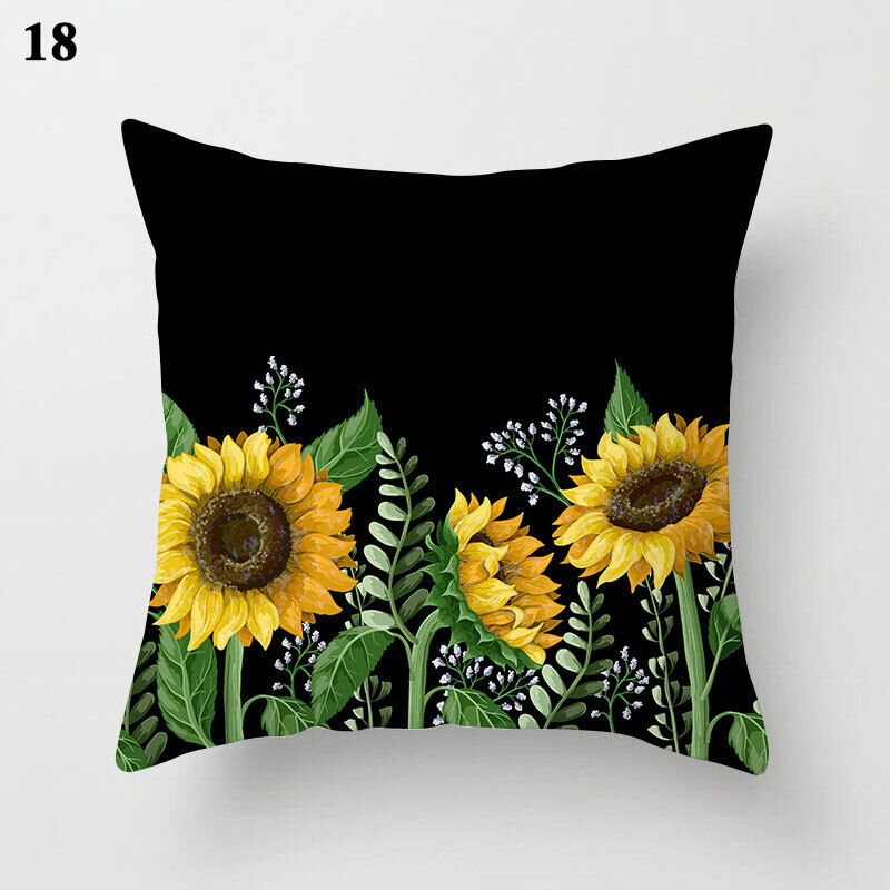 18 Cushion Cover Pillow Case Home Sofa Decor Pillowslip Waist Pillow Cover Soft