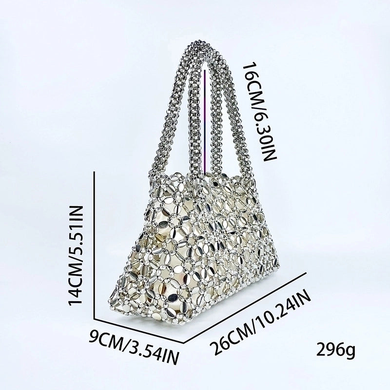 Women's Medium Arylic Solid Color Elegant Square Open Handbag