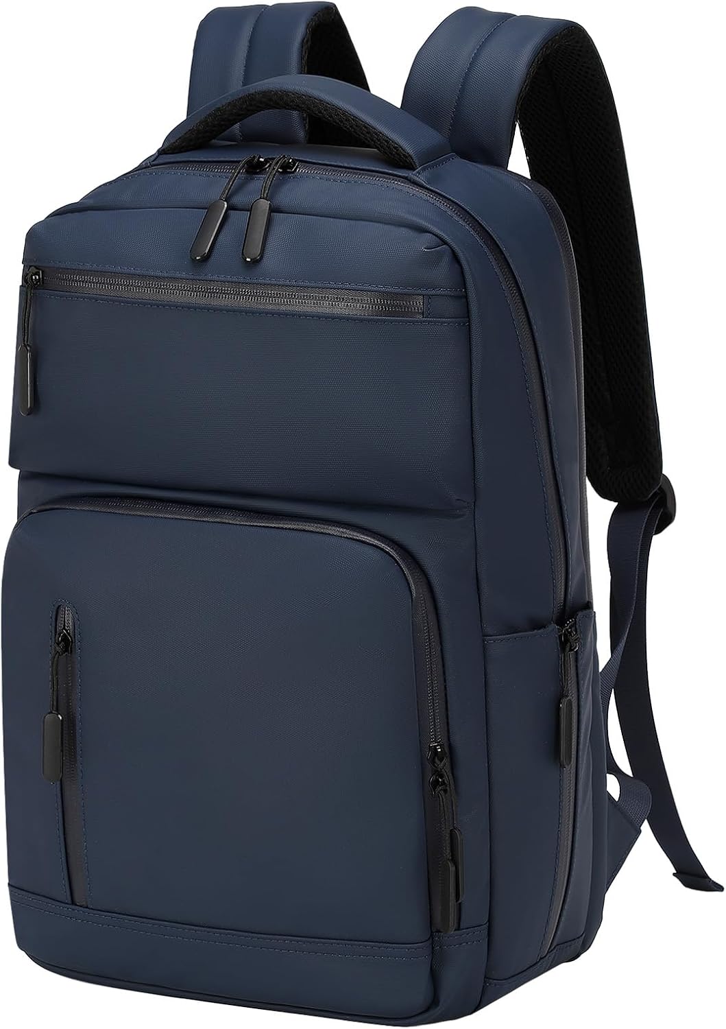Waterproof Laptop Backpack for Men & Women, Flight Approved Anti-Theft Daypack with 15.6-inch Laptop Sleeve (Black)