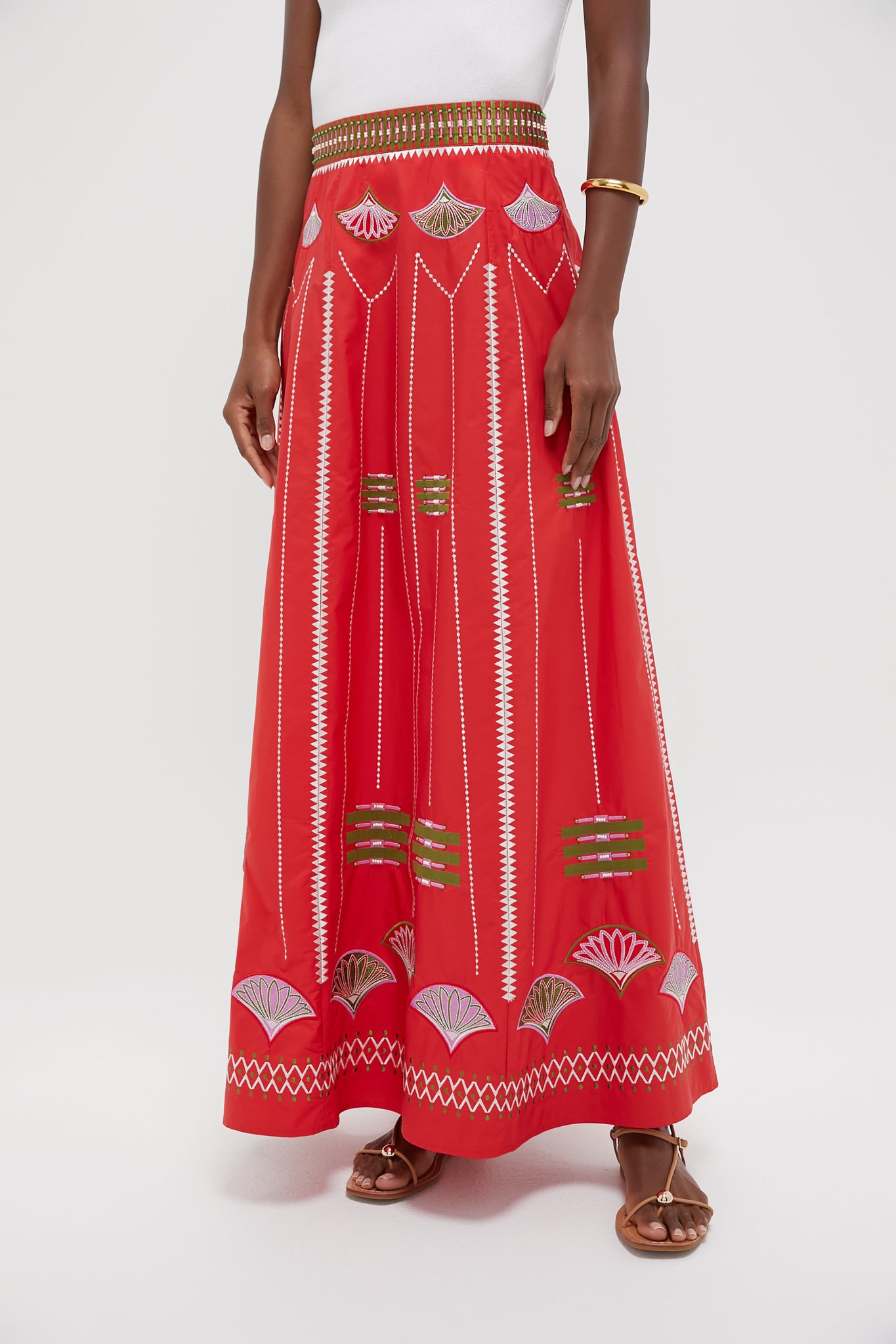 Red Camille Skirt