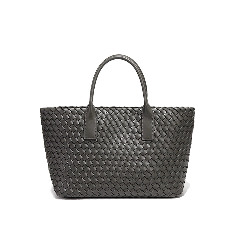 Women's Woven Bag Summer New Light Luxury Large Capacity Vegetable Basket Bag Fashion Casual Versatile High Quality Handbag For Women