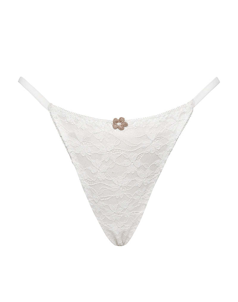 Sura Thong in Compact Floral Lace Ivory