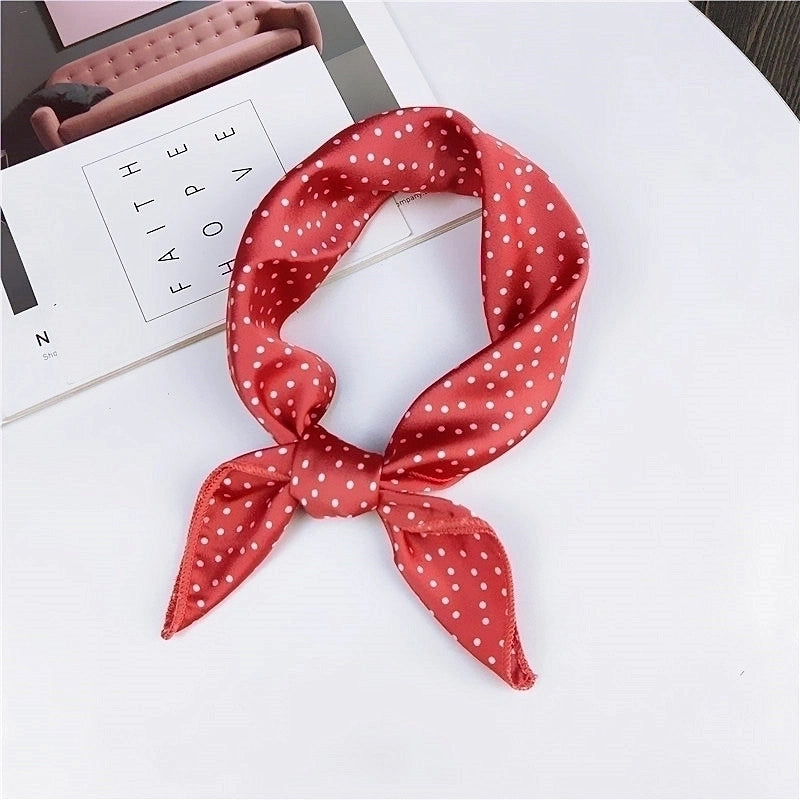 New Spring And Autumn Summer Small Silk Scarf Small Square Towel Women's Professional Variety Decorative Printed Scarf Scarf