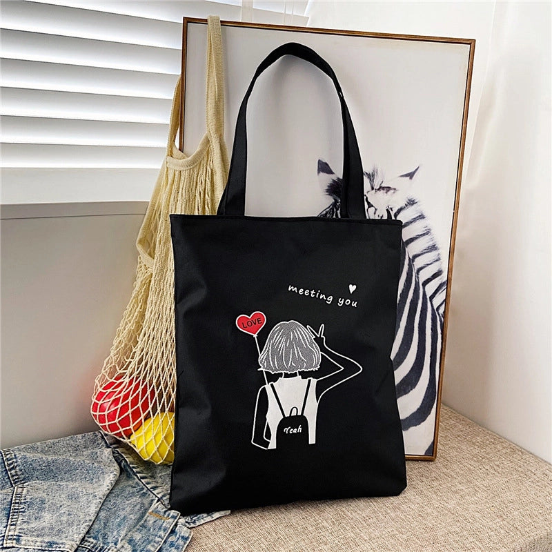 Women's Medium Nylon Animal Streetwear Square Zipper Shoulder Bag