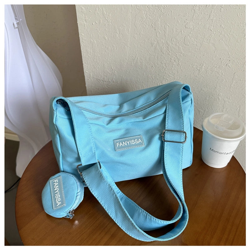 Women's Bag  New Autumn And Winter Trendy  Large Capacity Crossbody Bag Casual All-Matching Fashion Lightweight Oxford Bag