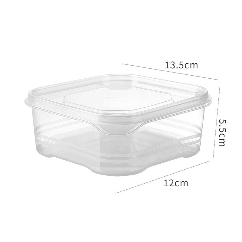 Minimalist Square Plastic Storage Container Box