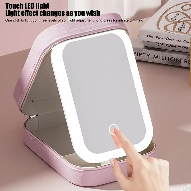 Portable Makeup Case With Light