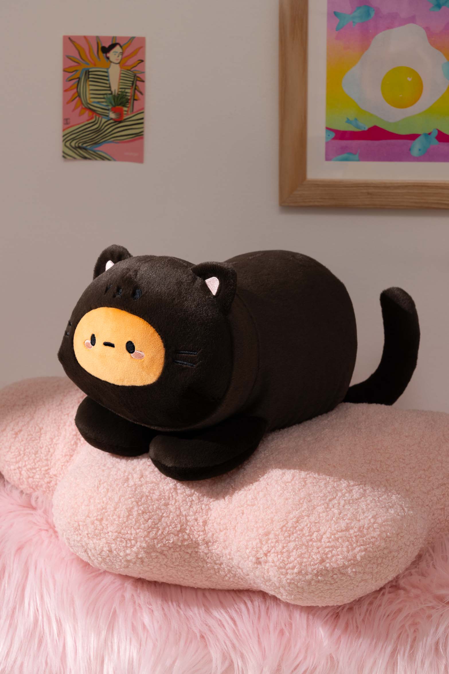 Tayto Potato Black Cat Midi Mochi Plush