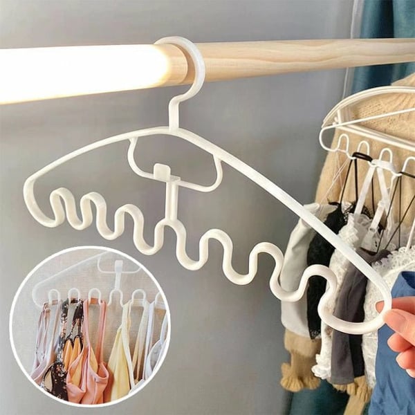 Wave Pattern Stackable Hanger-BUY MORE SAVE MORE!!!