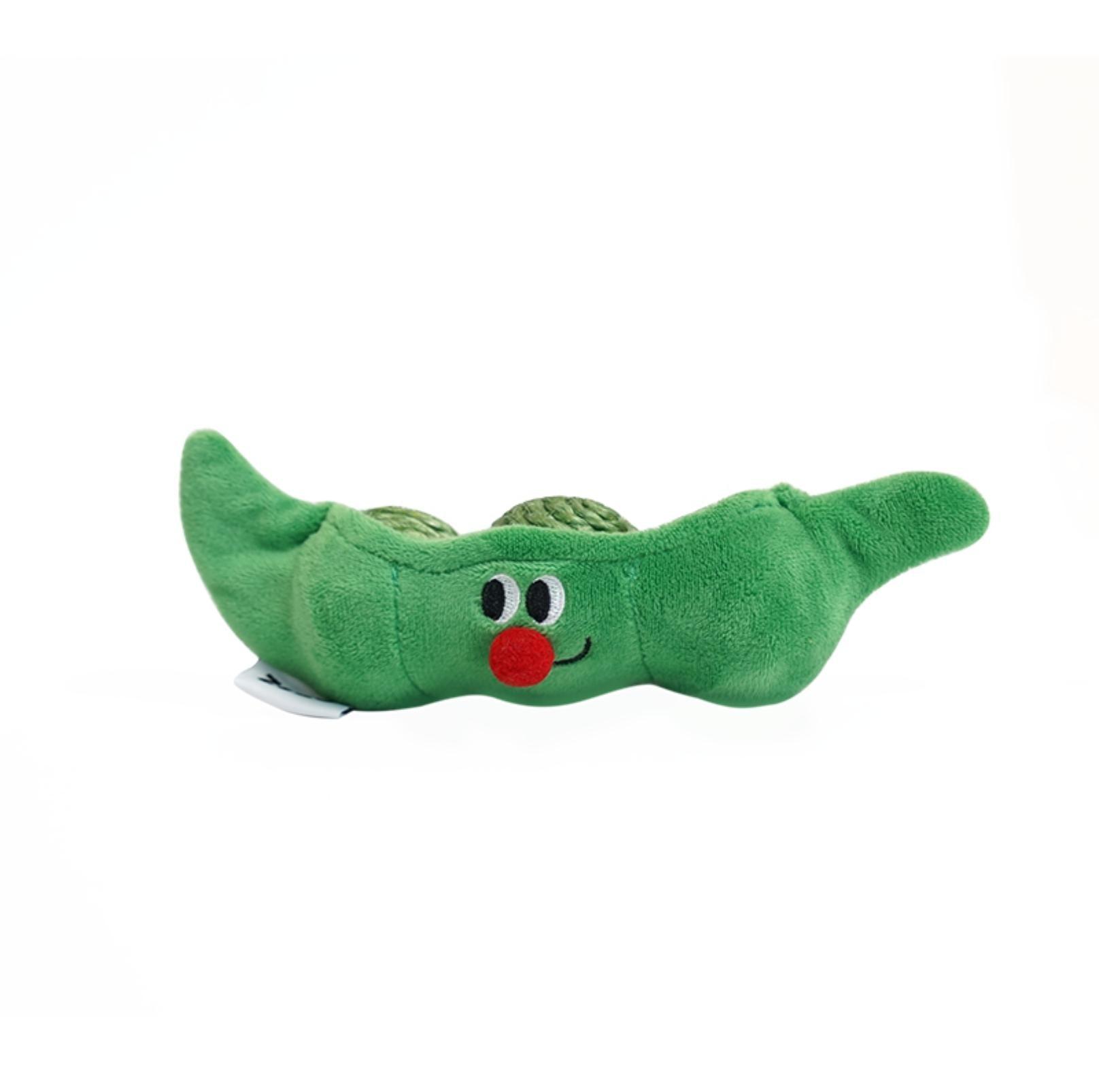 Green Bean With Sisal Ball Cat Toys