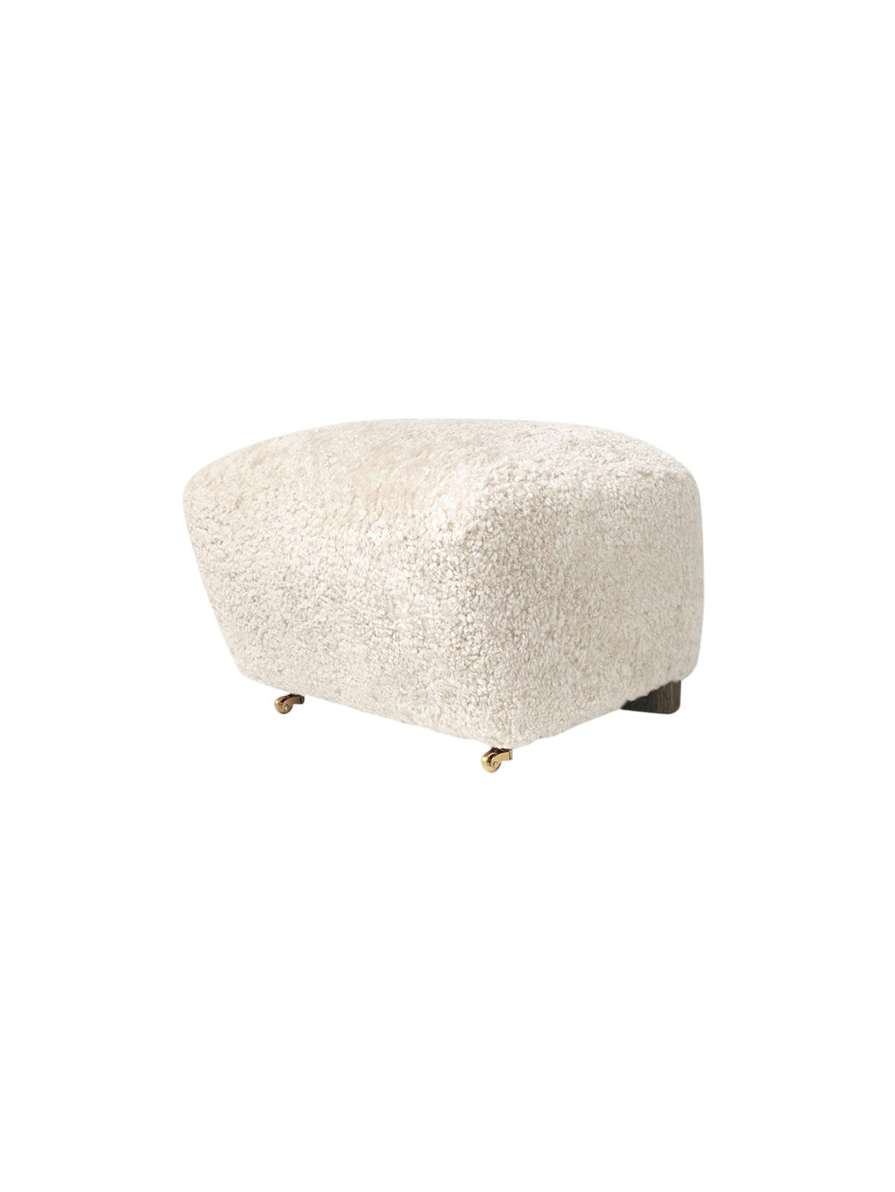 Tired Man Ottoman. Sheepskin
