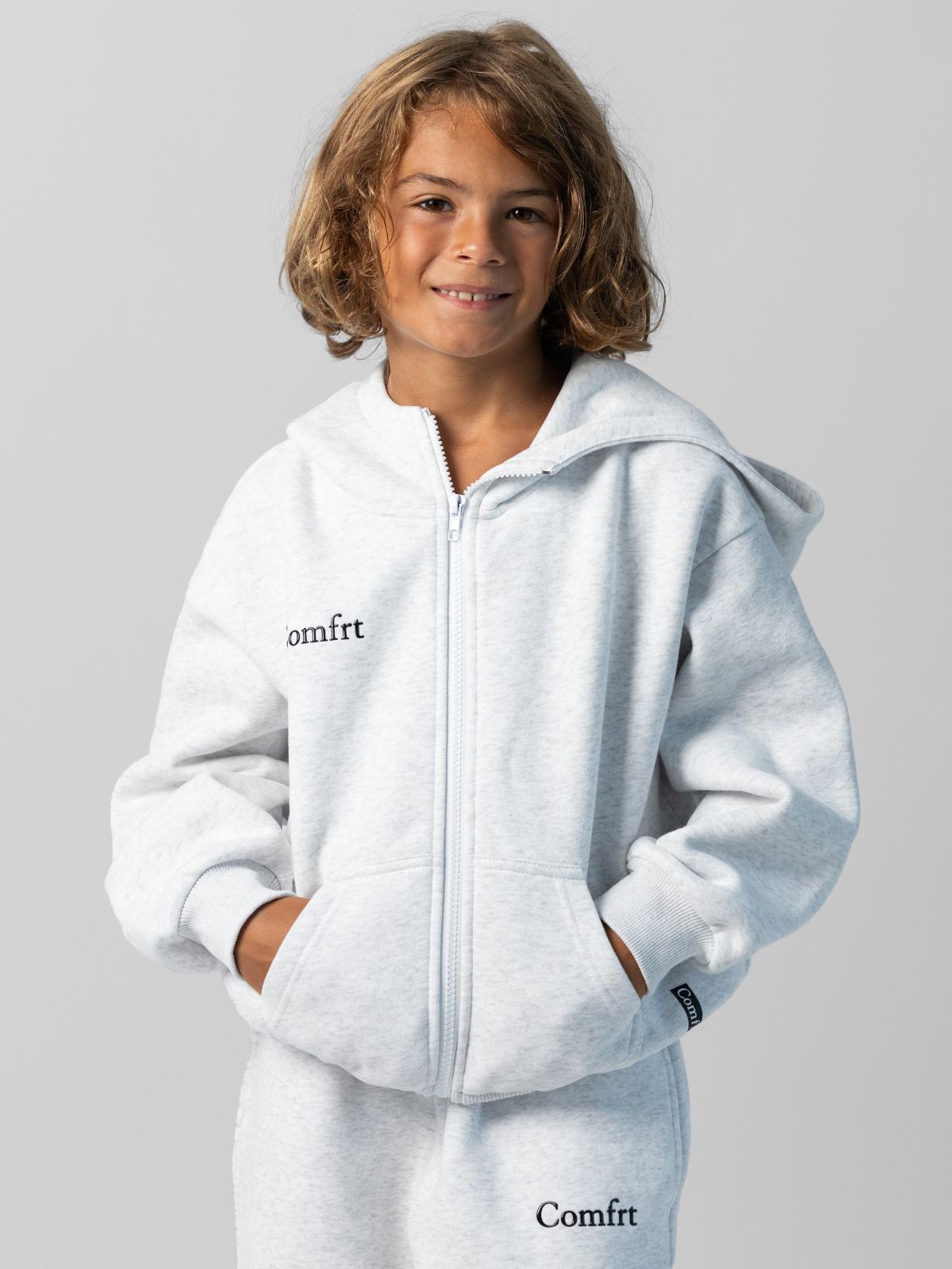 Cloud Zip Kids Hoodie