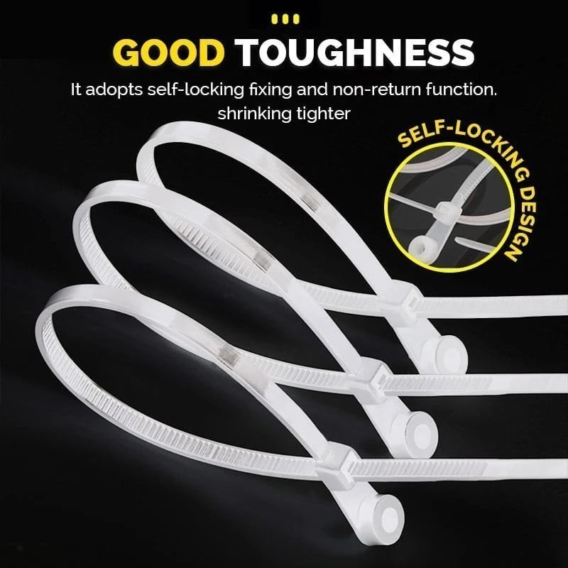 Self-locking Cable Tie 100/200PCS