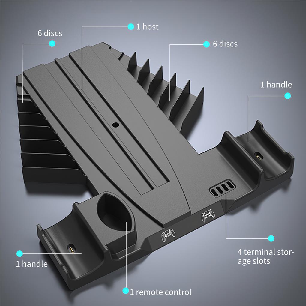 GameGenius PS5 Dock and Controller Charging Station