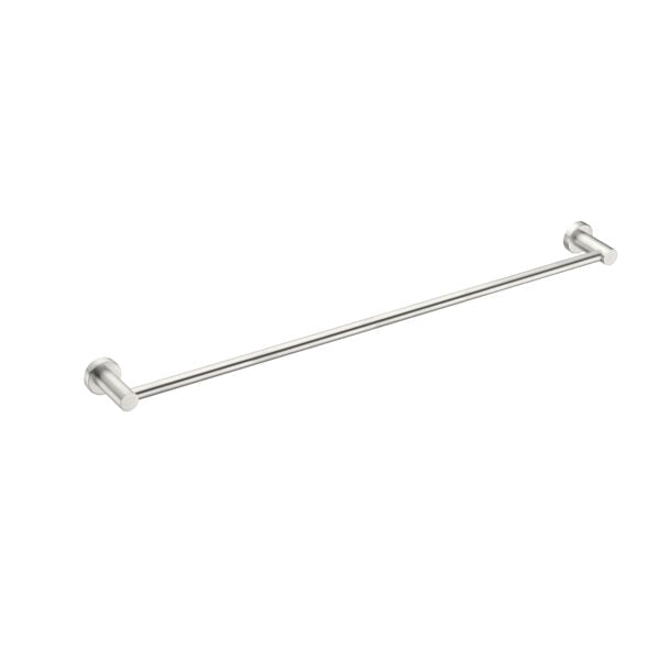 Nero Mecca Single Towel Rail 800mm Brushed Nickel / NR1930BN