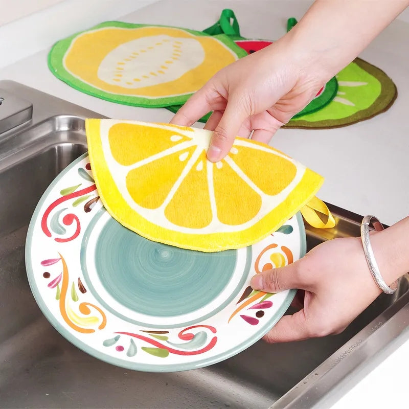 FRUITS PRINTED KITCHEN CLEANING TOWEL