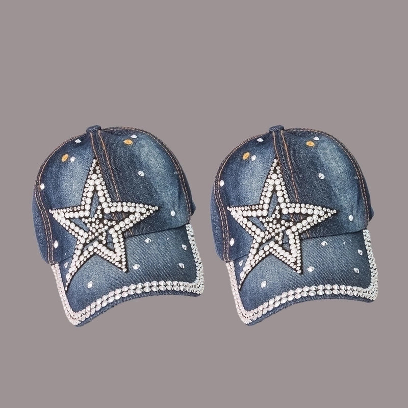 Fashion Five-pointed Star Sunshade Sunscreen Wide Brim Cap
