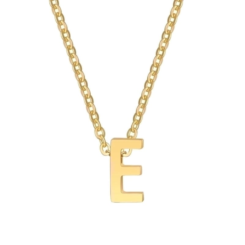 Minimalist Letter Stainless Steel Gold Plated Plating