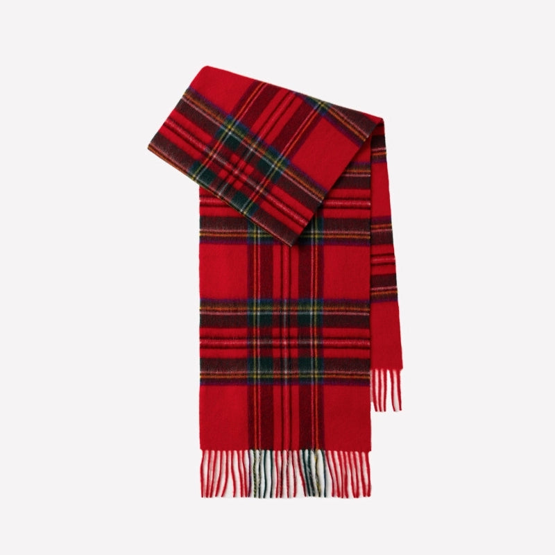 Wool Scarf Advanced Sense Simple Plaid Spring Clothing Women's Clothing Batch Winter Explosions For Women And Men