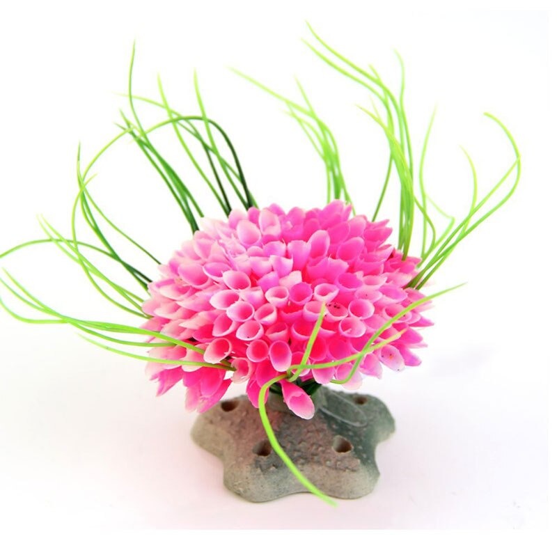 Green Plant Ornament For Aquarium