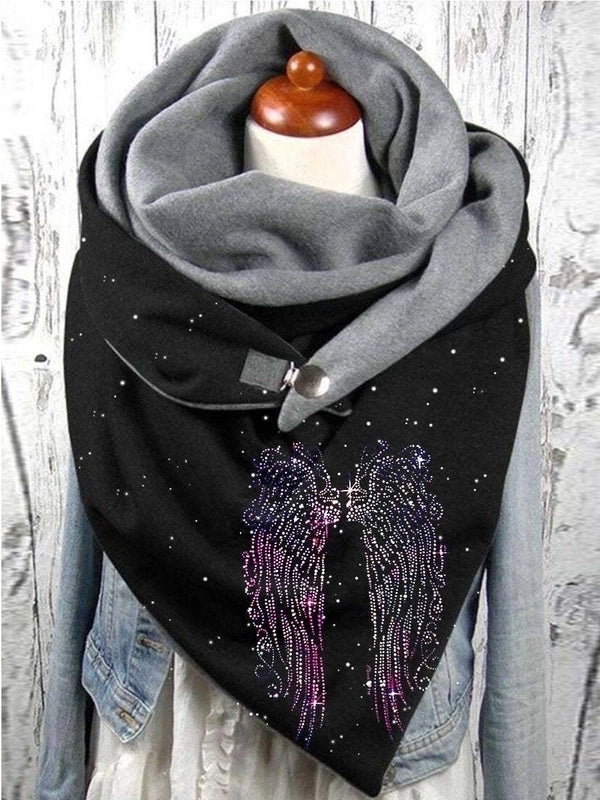 Women's Basic Streetwear Moon Butterfly Polyester Scarf