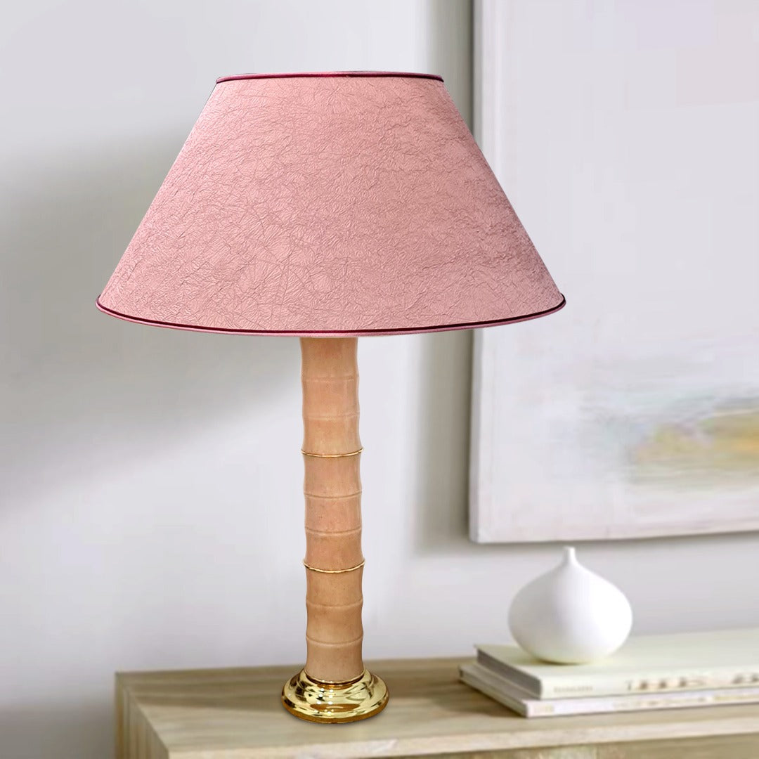 Pink & Gold Marble Table Lamp