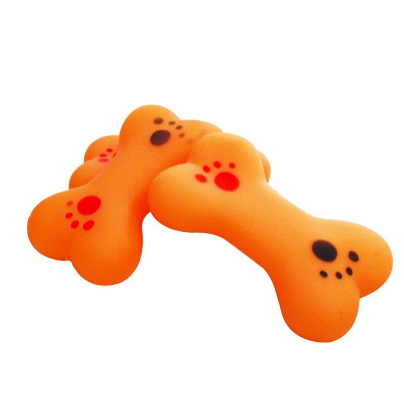 Bone Shape Pet Vinyl Toys