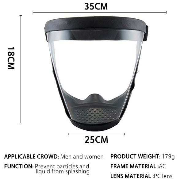 🔥  49% OFF🔥-Anti-Fog Protective Full Face Shield