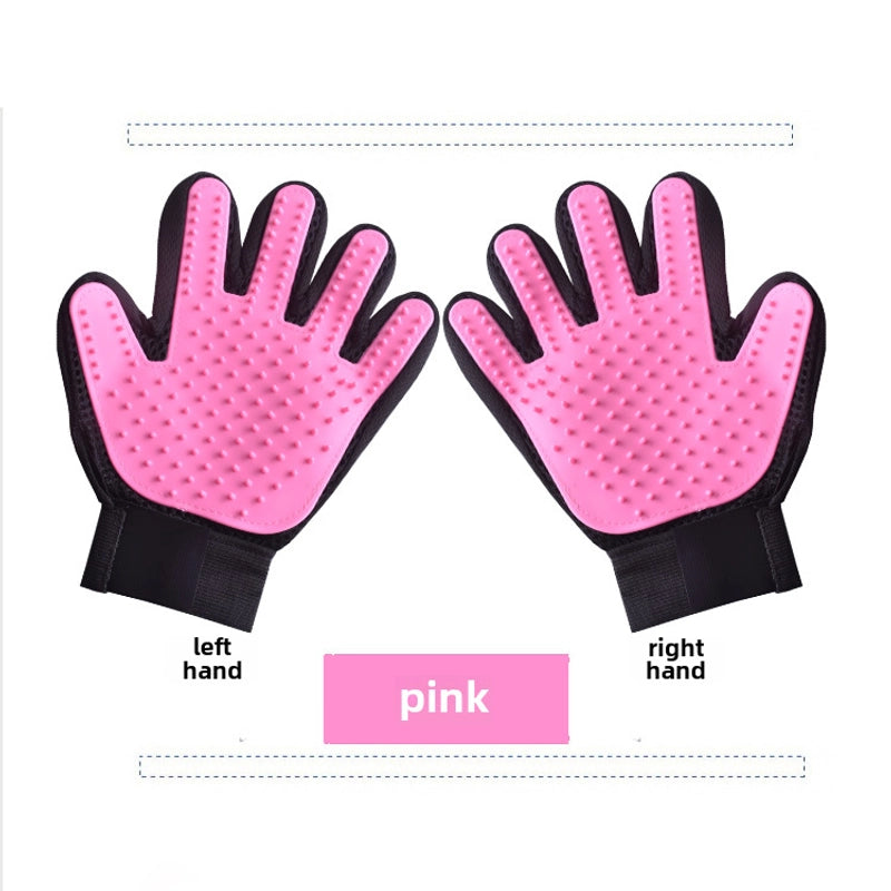 Xinle 180 Needle Pet Gloves Bathing Massage Cleaning Cats And Dogs Supplies Hair Removal Brush Cats And Gloves