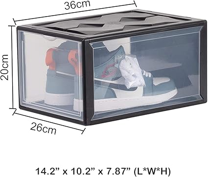 Front Open Shoe Box. Shoe Storage Box ( 1 Box)