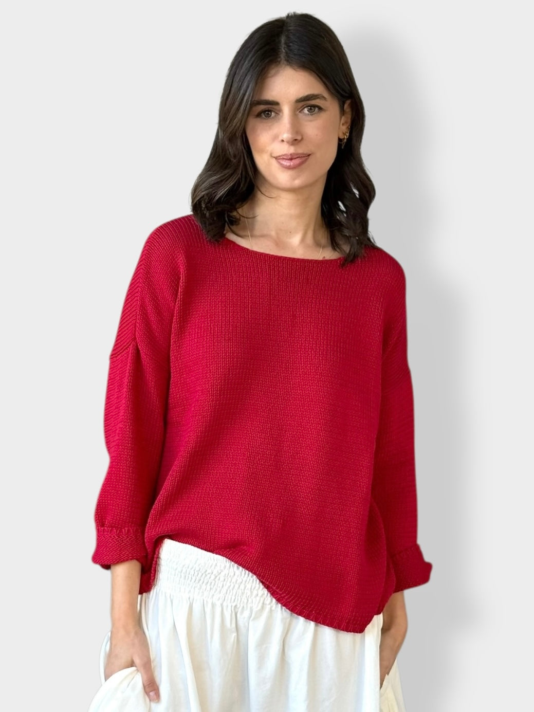 ashton jersey - red cotton
