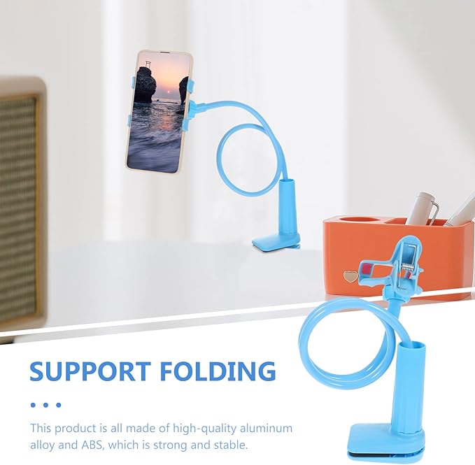 360° Rotatable Mobile Phone Holder with Flexible Stand
