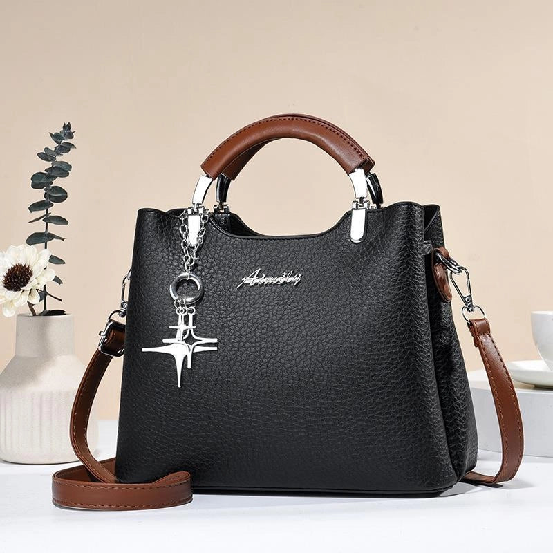 Women's Medium All Seasons Pu Leather Vintage Style Handbag
