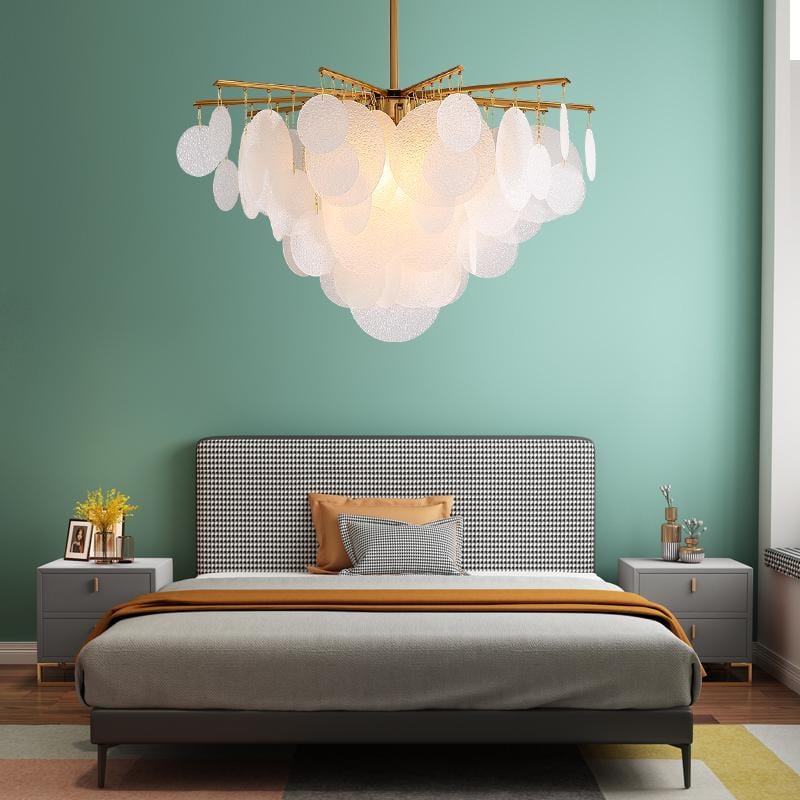 Astrid | Round (Acrylic Glass) Fringe Chandelier