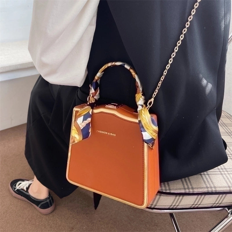 Small Pu Leather Fashion Square Bag