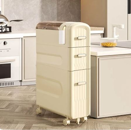 Multifunctional Bathroom/Laundry/Bedroom/Kitchen Organizer Side Corner Unit. Floor Cabinet