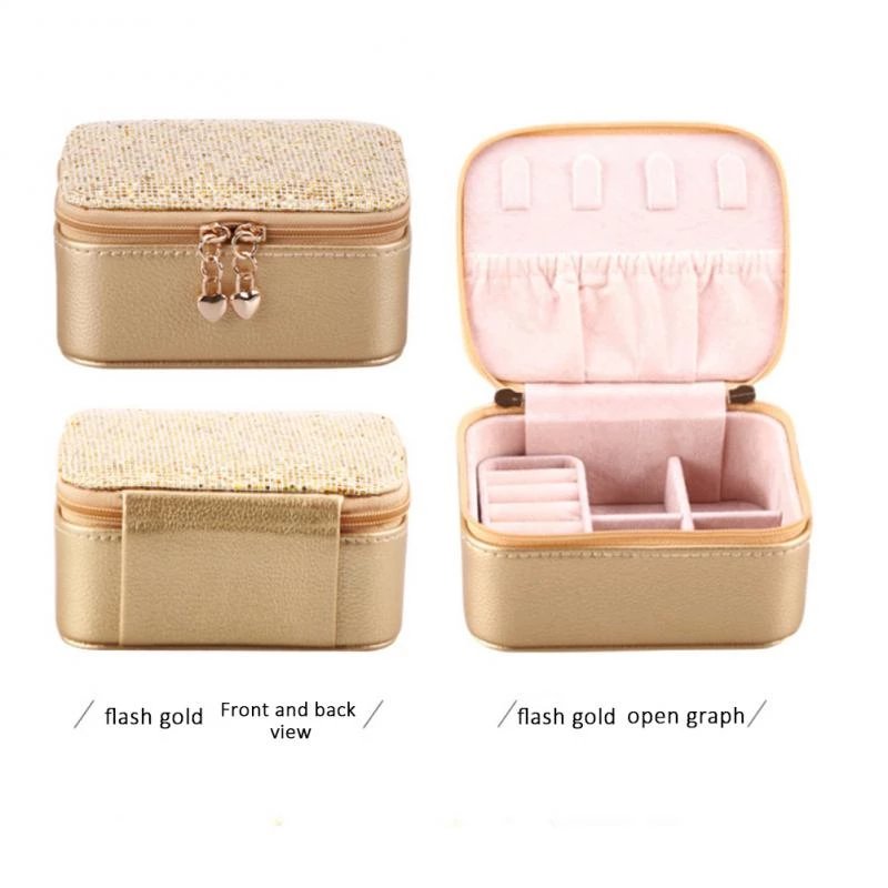 Mini Portable Jewelry Travel Organizer Box