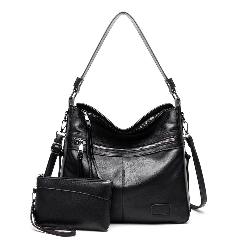 Women's Large All Seasons Pu Leather Fashion Tote Bag