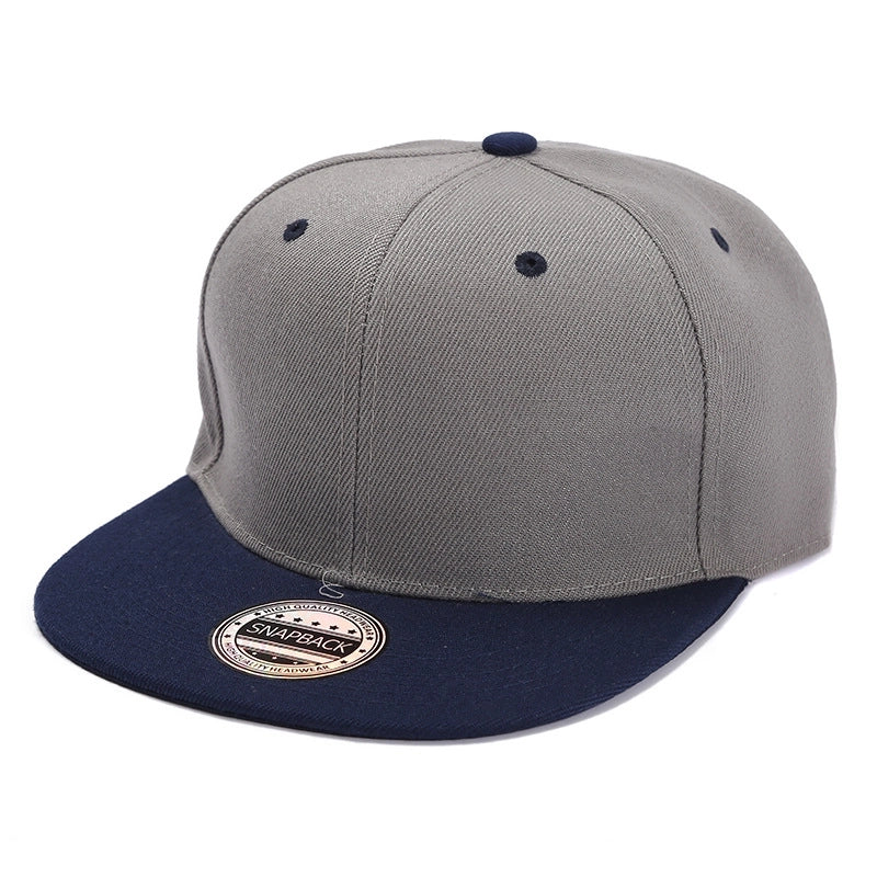 Unisex Streetwear Color Block Camouflage Flat Eaves Baseball Cap