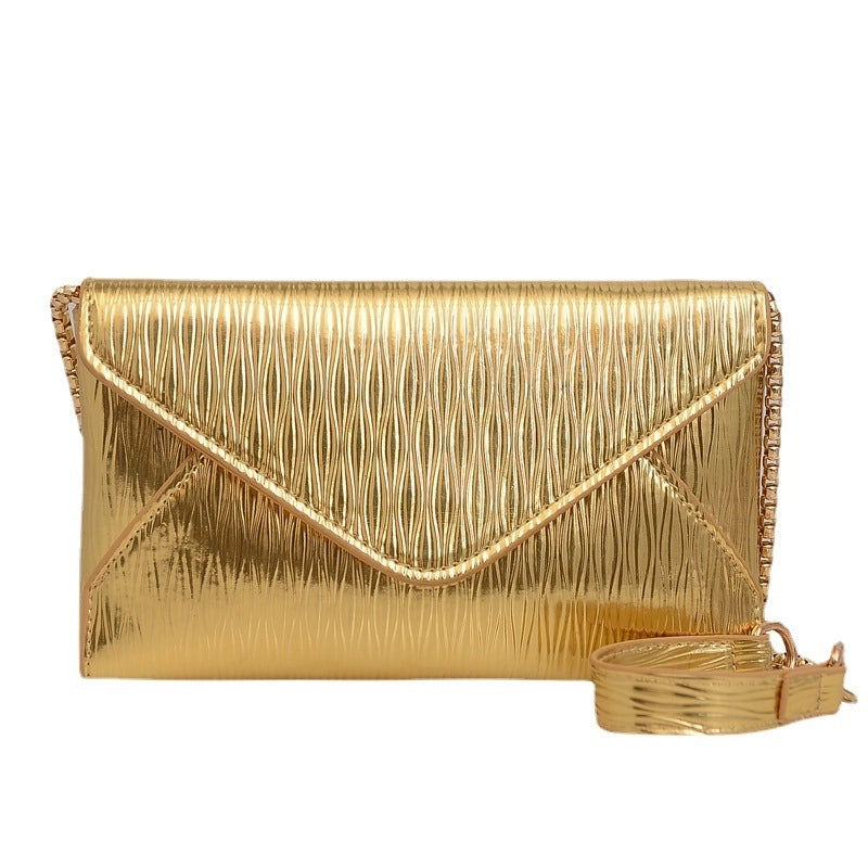 Women's Medium Pu Leather Solid Color Vintage Style Classic Style Flip Cover Envelope Bag