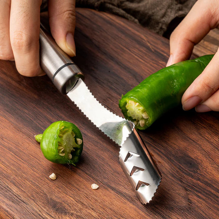 Vegetable Cutter and Seed Remover