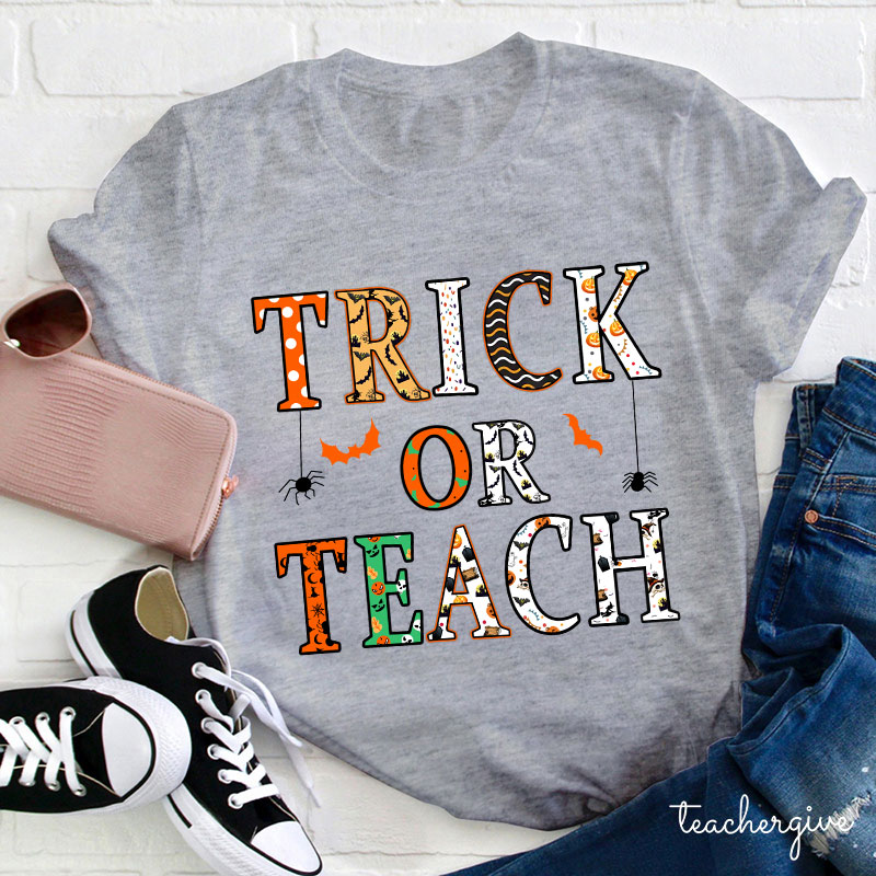 Trick Or Teach Spider Is Coming T-Shirt