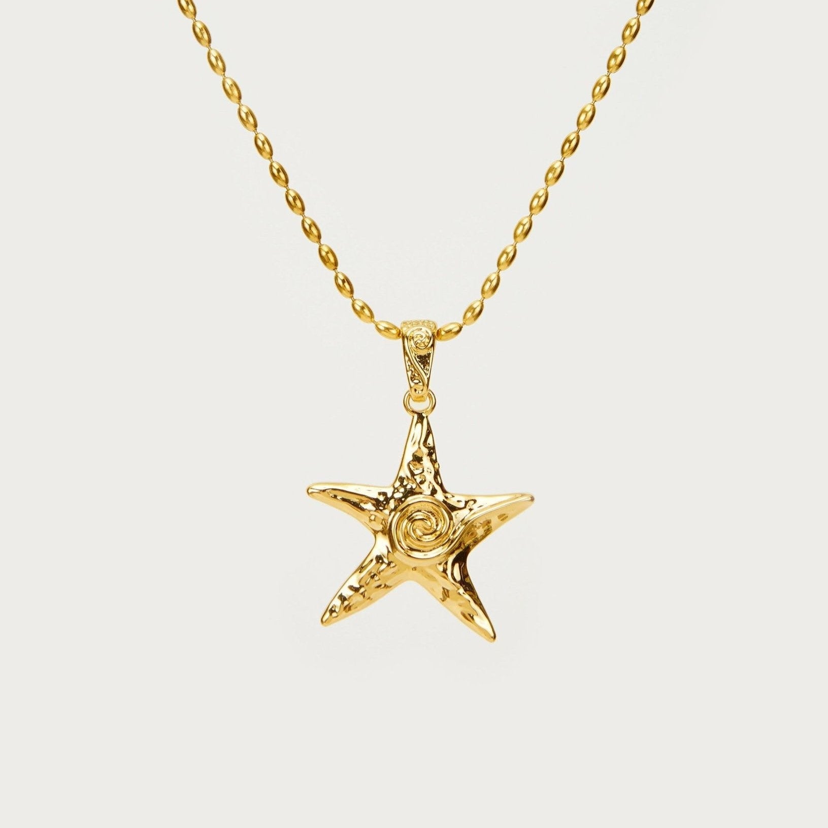 Conch Stainless Steel Electroplating Necklaces