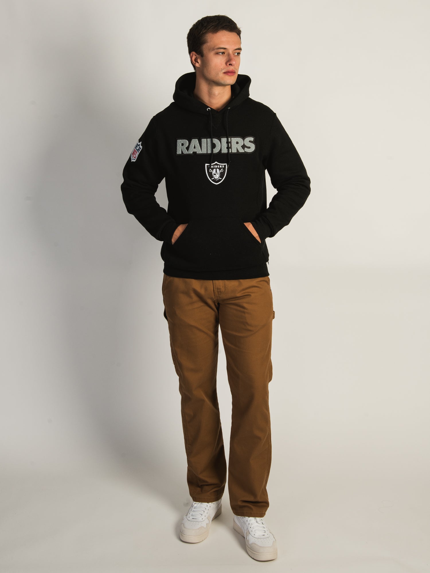 RUSSELL NFL LAS VEGAS RAIDERS END ZONE PULLOVER HOODIE