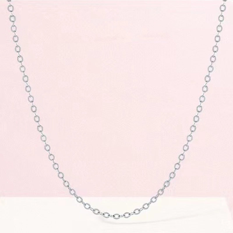Minimalist Solid Color Stainless Steel Necklace