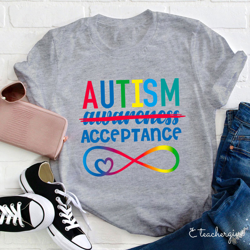 Autism Acceptance Teacher T-Shirt