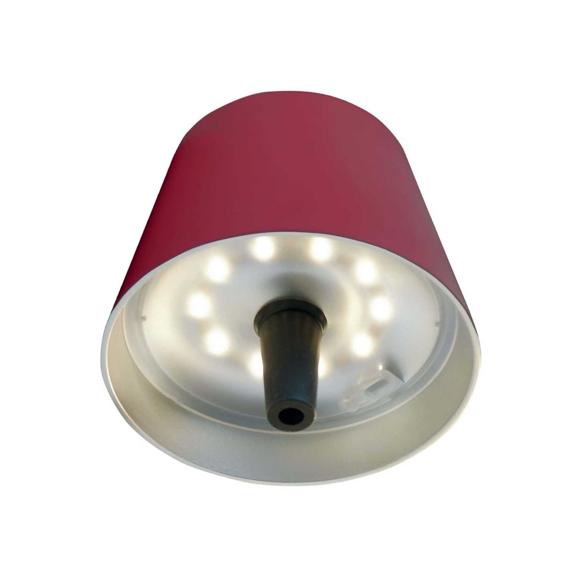 Sompex TOP 2.0 bottle light. bordeaux