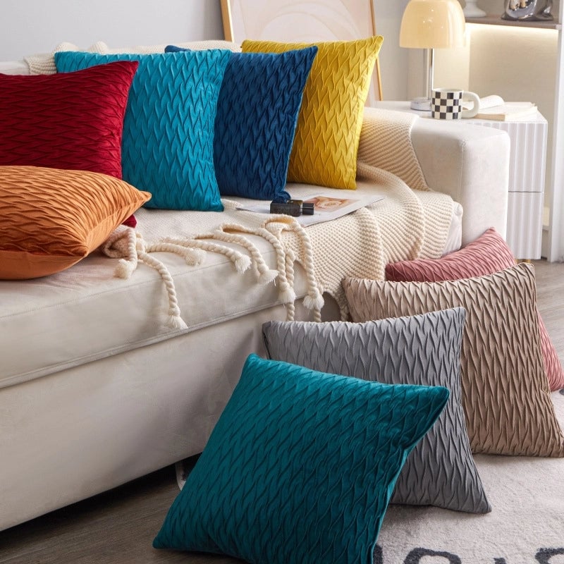 Casual Elegant Minimalist Solid Color PP Cotton Polyester Throw Pillow