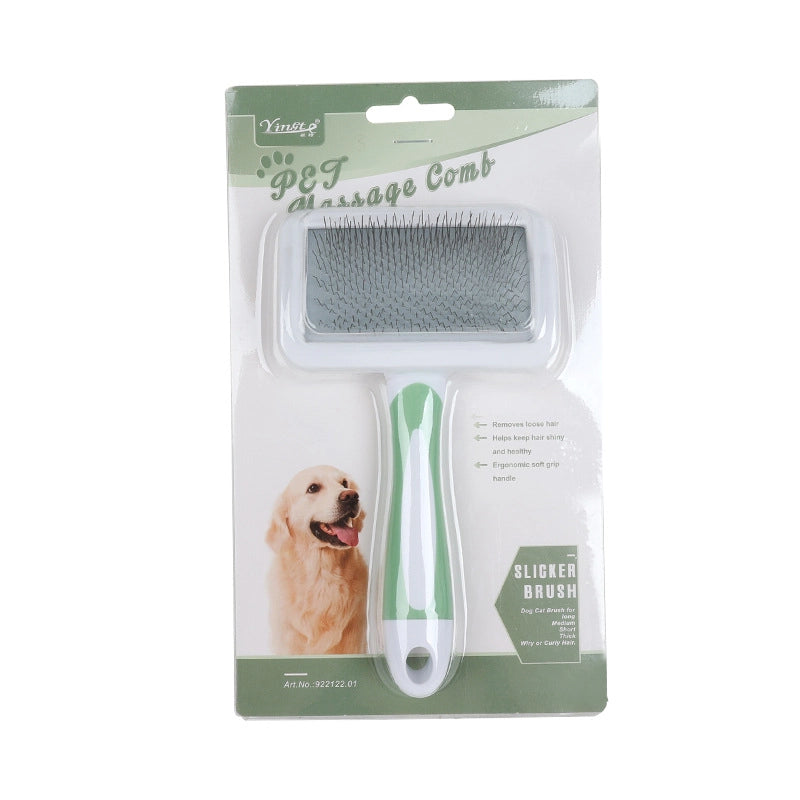 Minimalist Plastic Color Block Pet Grooming Tools
